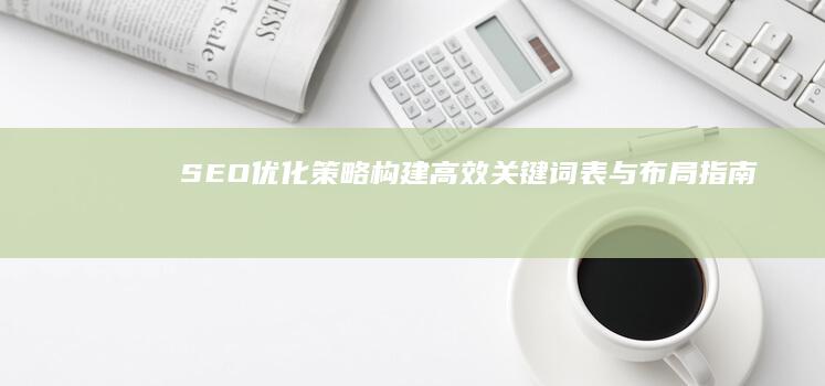 SEO优化策略：构建高效关键词表与布局指南